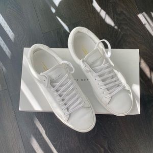 Oliver Cabell - Low 1 White Leather Sneakers - Size 9